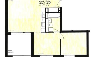 Wohnung 2.5 Zimmer - image - 2