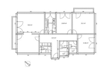 Apartment 5 rooms - image - 1