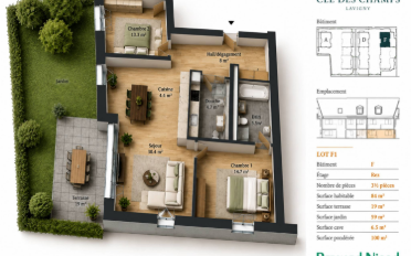 Wohnung 3.5 Zimmer - image - 1