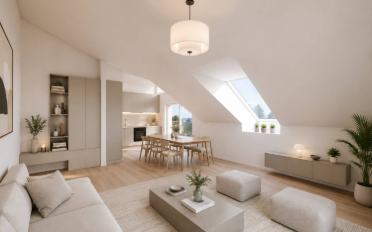 Roof flat 3.5 rooms - image - 2