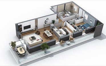 Apartment 3.5 rooms - image - 2