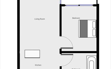Möbl. Wohnobj. 2 Zimmer - image - 6