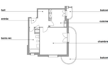 Appartement 1 pièce - image - 2