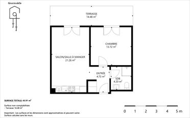 Appartement meublé 2.5 pièces - image - 13