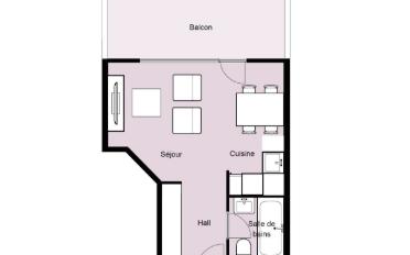 Furnished flat 1.5 rooms - image - 2