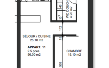 Wohnung 2.5 Zimmer - image - 6