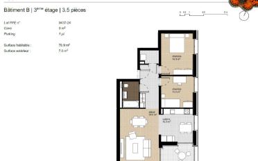 Appartement 3.5 pièces - image - 13