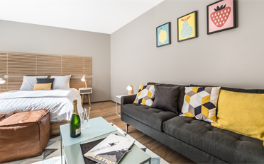 Möbl. Wohnobj. ein Zimmer - image - 4