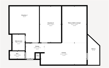 Furnished flat 4 rooms - image - 8