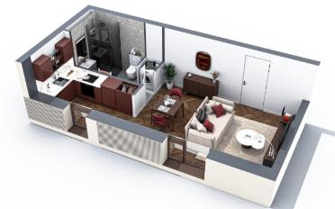 Wohnung 1.5 Zimmer - image - 5