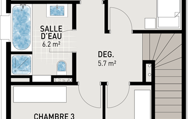 Row house 5.5 rooms - image - 12