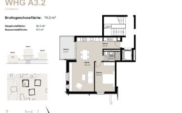 Apartment 2.5 rooms - image - 11