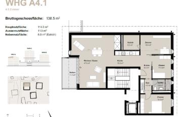 Appartement 4.5 pièces - image - 11