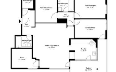 Wohnung 5.5 Zimmer - image - 12