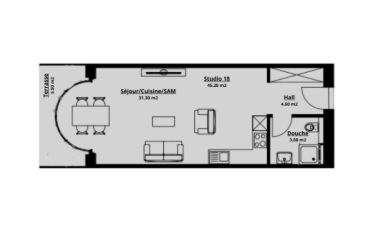 Studio 1.5 rooms - image - 5