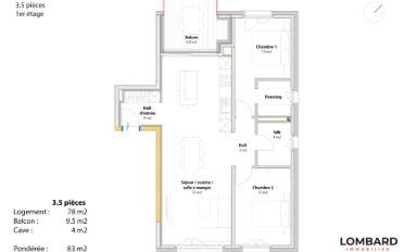 Appartement 3.5 pièces - image - 7