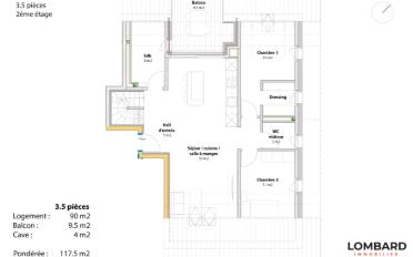 Apartment 3.5 rooms - image - 12
