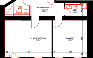 Wohnung 2.5 Zimmer - image - 9