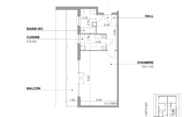 Wohnung 1.5 Zimmer - image - 6
