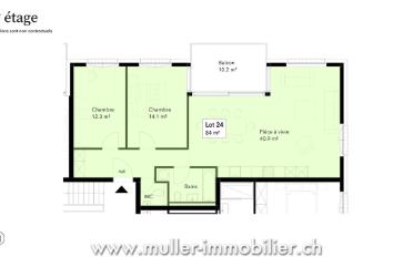 Apartment 3.5 rooms - image - 7