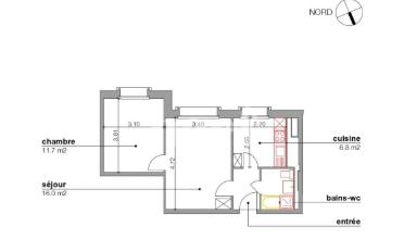 Appartement 3 pièces - image - 3