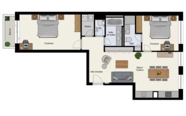 Appartement 4 pièces - image - 2