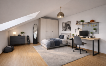 Attic flat 3.5 rooms - image - 2