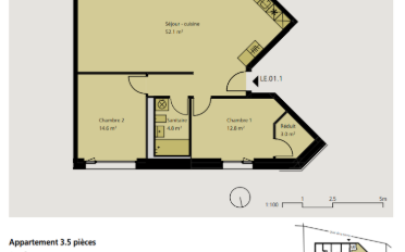 Apartment 3.5 rooms - image - 5