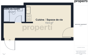 Appartement 1 pièce - image - 5