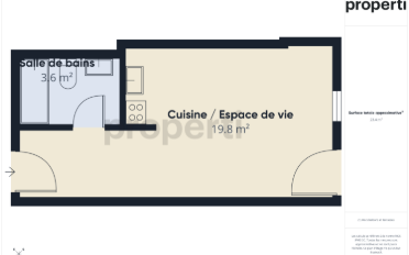 Apartment 1 room - image - 6