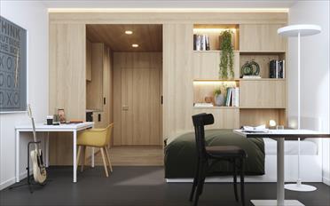 Furnished flat 1.5 rooms - image - 4