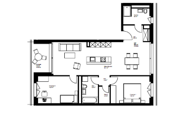 Apartment 3.5 rooms - image - 11