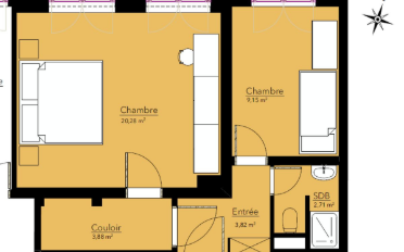 Appartement 2.5 pièces - image - 2