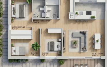 Attikawohnung 4.5 Zimmer - image - 2