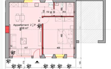 Apartment 2.5 rooms - image - 1