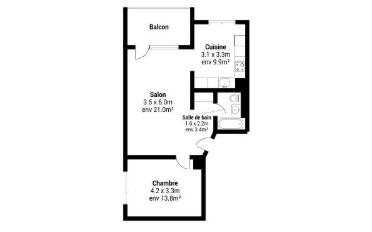 Apartment 2.5 rooms - image - 7
