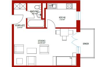 Appartement 1.5 pièces - image - 8