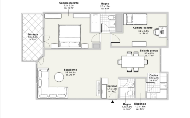 Apartment 3.5 rooms - image - 10