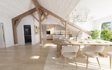 Attic flat 3.5 rooms - image - 1