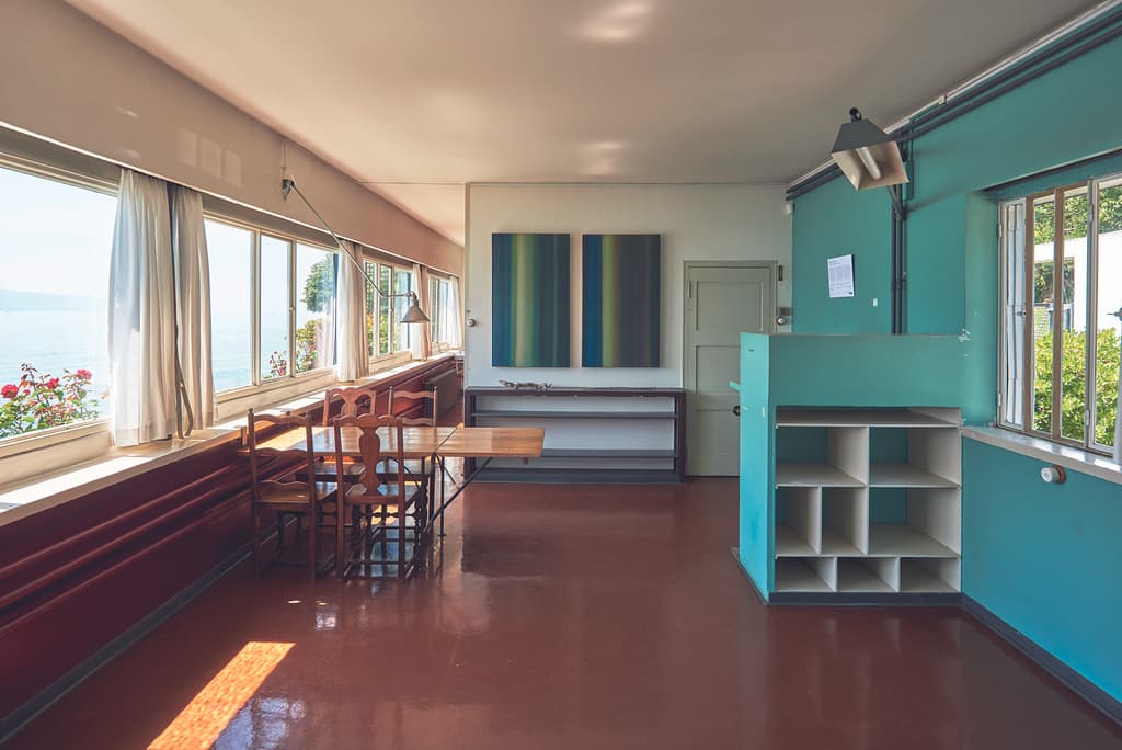Le Corbusier a organisé de manière fonctionnelle et minimale les différentes pièces de la maison.